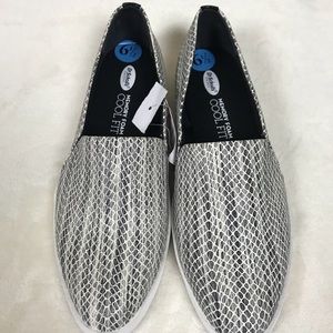 dr scholls snakeskin slip on